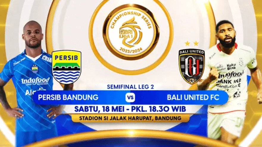 Laga Persib Bandung vs Bali United Leg 2 Championship Series BRI Liga 1 2023/2024